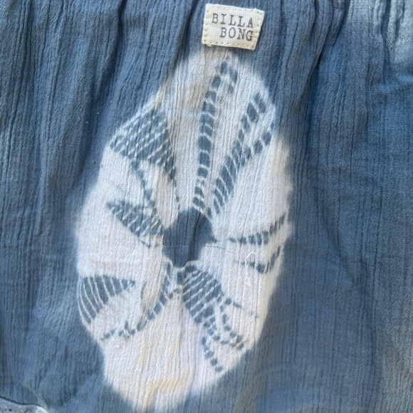 BILLABONG BLUE & WHITE BATIK MAXI DRESS - Picture 8 of 14